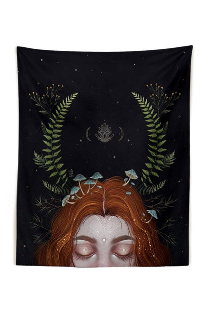 Rynx | Girl Art Tapestry