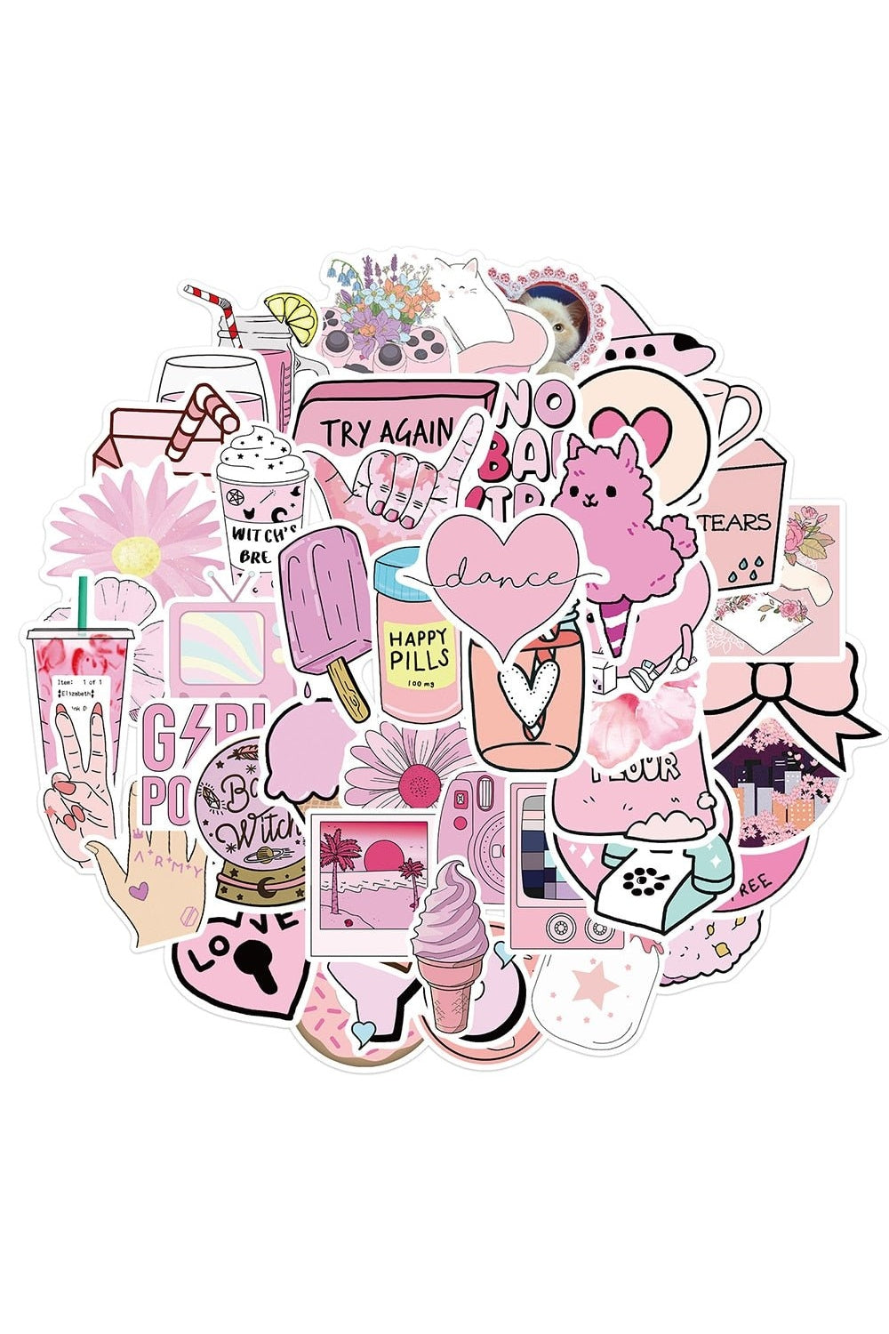 Rynx | pink humor stickers