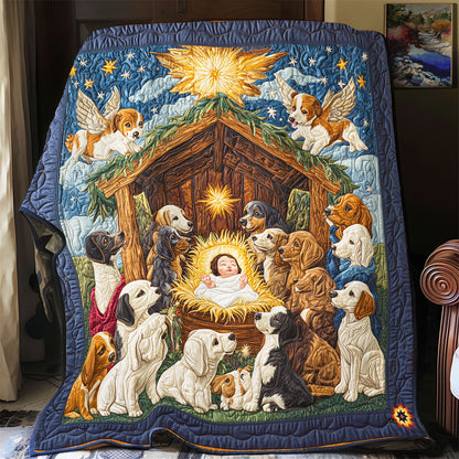 Rynx | Christmas Dog Angel Quilt