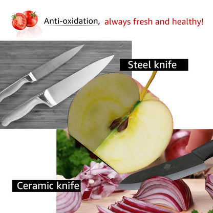 Rynx | Ceramic Kitchen Chef Mastery Knife Set