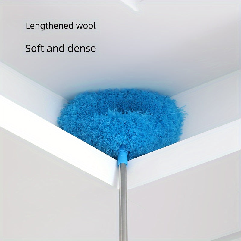 Rynx | Extendable Ceiling Fan Cleaner Duster - Removable and Washable Microfiber Brush, Reaches High Ceilings - Dust Removal for Fans, Furniture, Cars & More - Ideal for Bedroom, Living Room, and Wall Cleaning