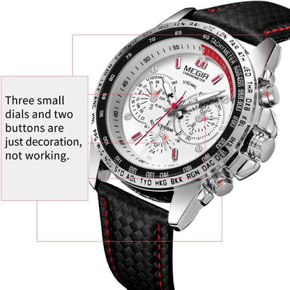 Rynx | Men's analog luminous quartz watch with calendar
