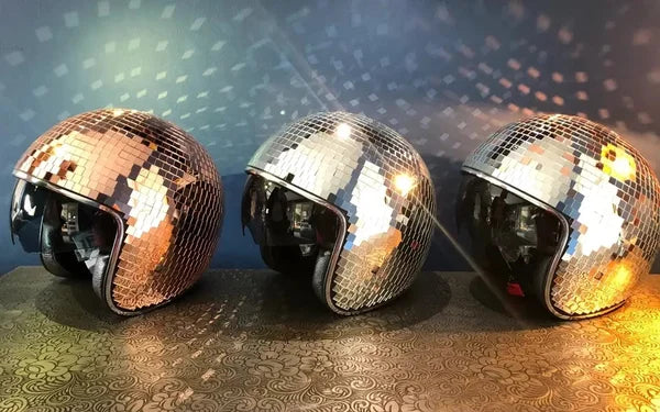 RYNX | Disco Ball Helmet With Retractable Visor