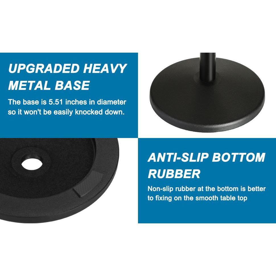 Rynx | AGPtEK Desk Microphone Stand with Microphone