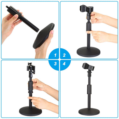 Rynx | AGPtEK Desk Microphone Stand with Microphone