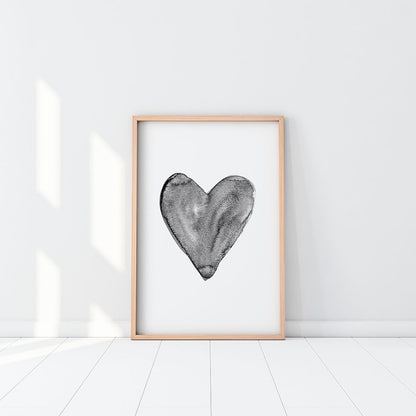 Rynx | Watercolor Heart, black
