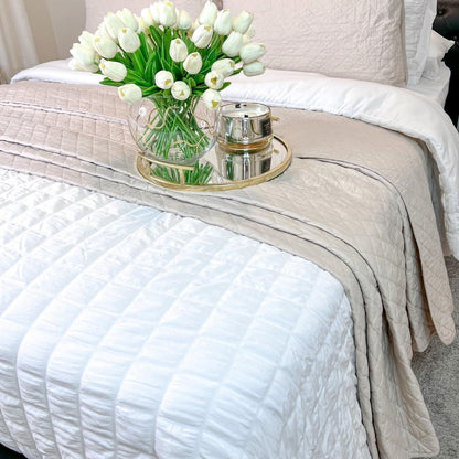 Rynx | Ava Diamond Plus Size Cotton Quilt Set
