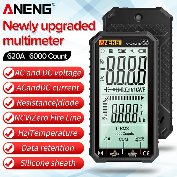 Rynx | ANENG 4.7-inch LCD screen 6000 count AC/DC digital multimeter
