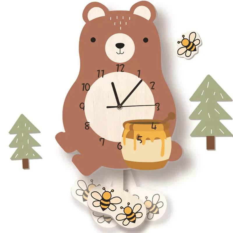 Rynx | Frendorf – Children's pendulum clock with animal designs