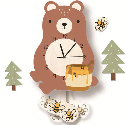 Rynx | Frendorf – Children's pendulum clock with animal designs