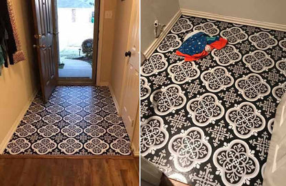 Rynx | Curlicue Peel and Stick Floor Tile