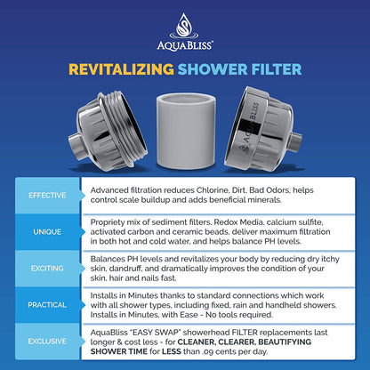 Rynx | AquaBliss High Output Revitalizing Shower Filter