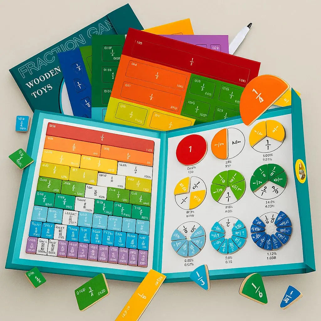 Rynx | Magnetic Break Learning Tiles — Interactive Math Set for Kids