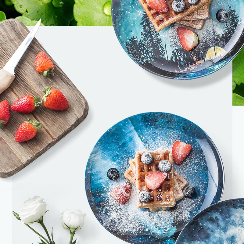 Rynx ceramic plate - Les nocturnes