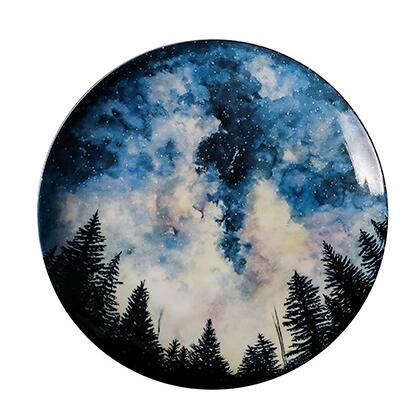 Rynx ceramic plate - Les nocturnes