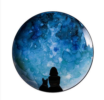 Rynx ceramic plate - Les nocturnes