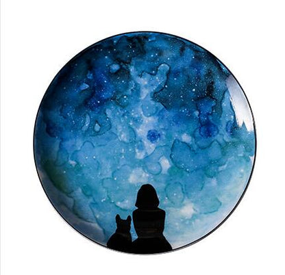 Rynx ceramic plate - Les nocturnes