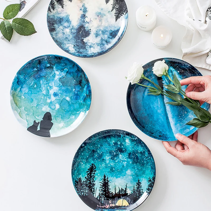 Rynx ceramic plate - Les nocturnes