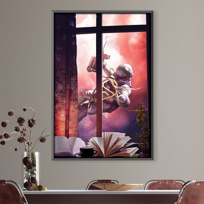 Rynx | Astronaut window Canvas
