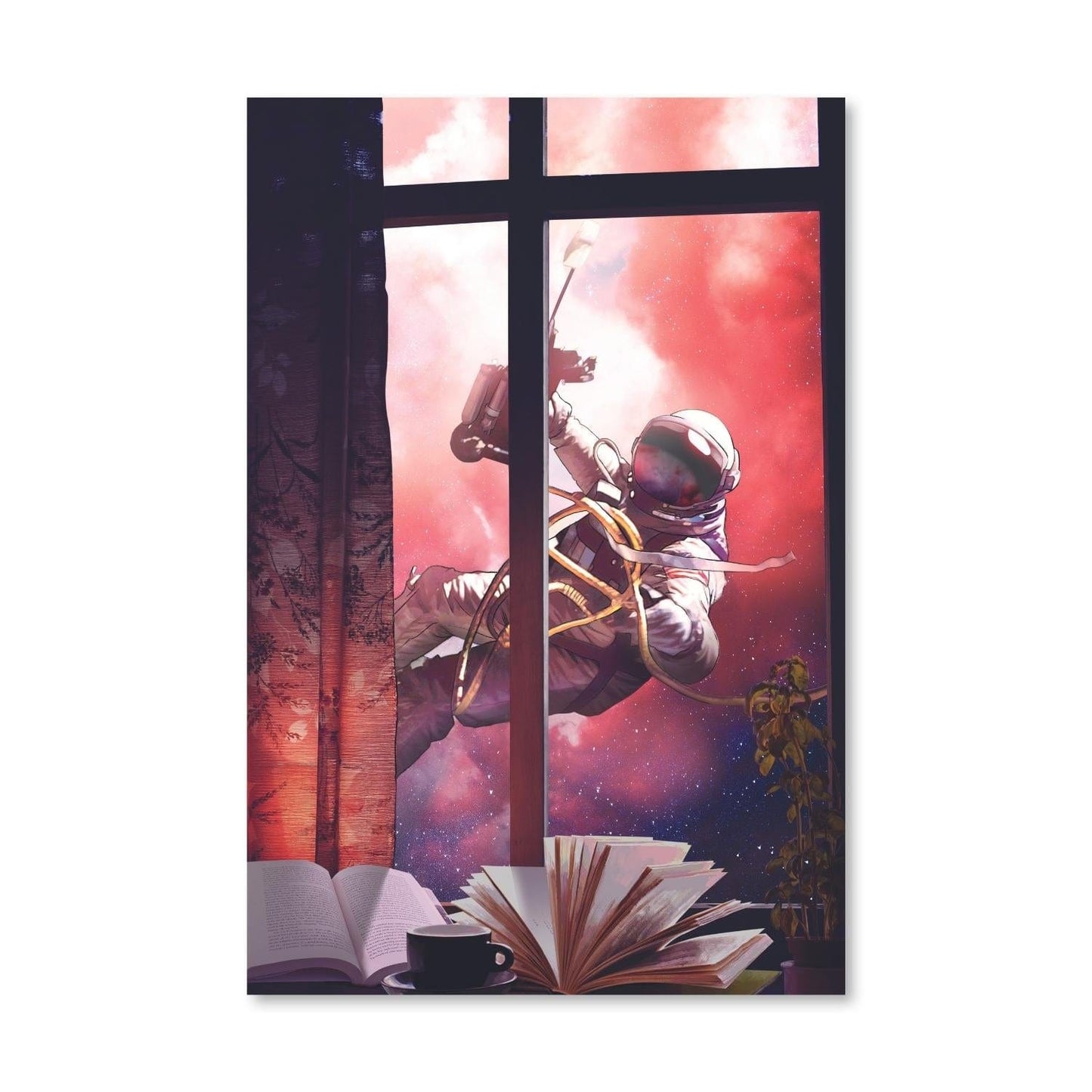 Rynx | Astronaut window Canvas