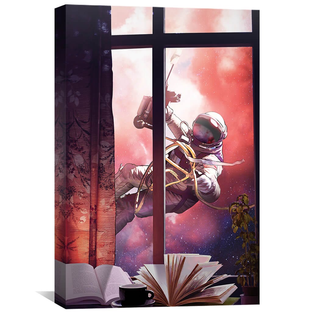 Rynx | Astronaut window Canvas