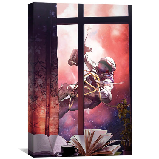 Rynx | Astronaut window Canvas