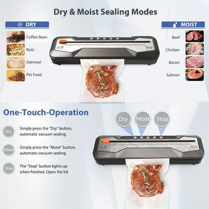 Rynx | Automatic food vacuum seal bags bundle machine