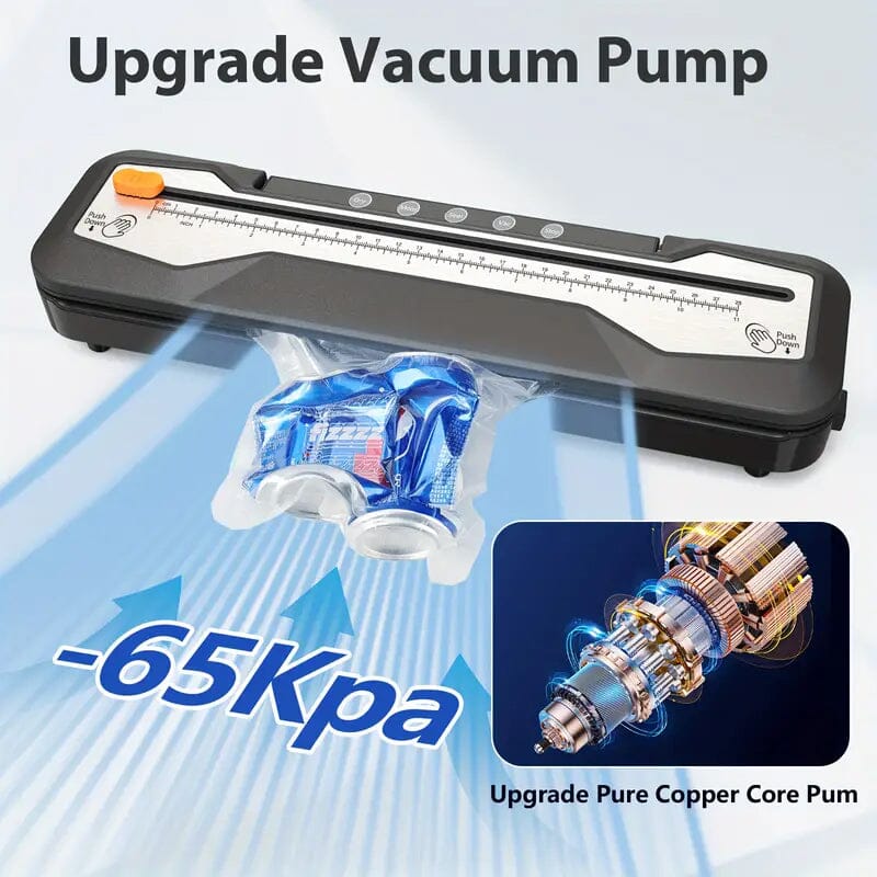 Rynx | Automatic food vacuum seal bags bundle machine