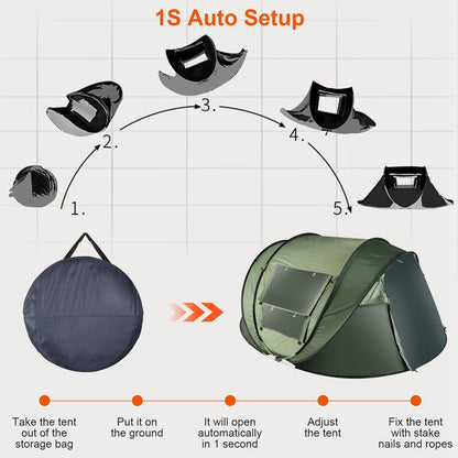 Rynx | Automatic Pop Up Camping Tent