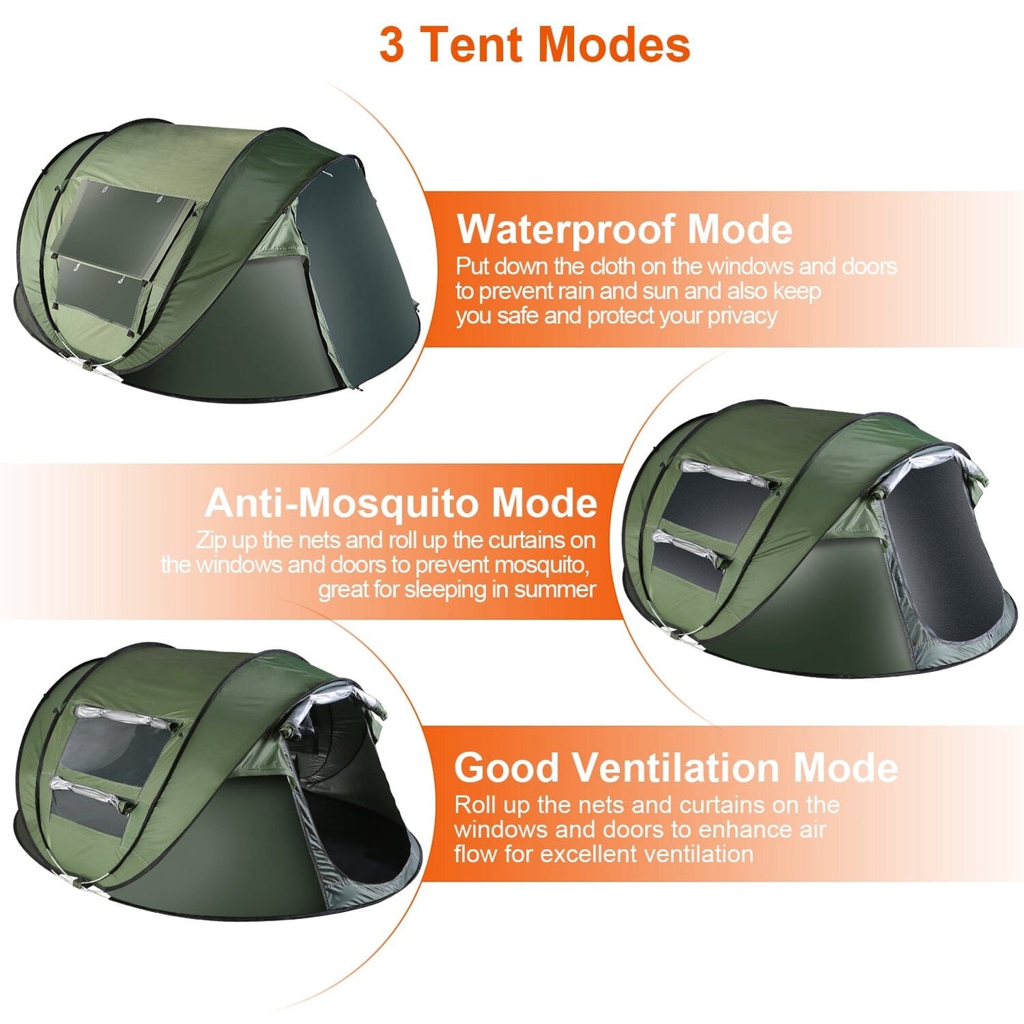 Rynx | Automatic Pop Up Camping Tent