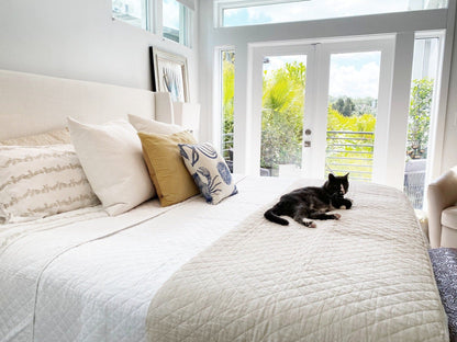 Rynx | Ava Diamond Plus Size Cotton Quilt Set