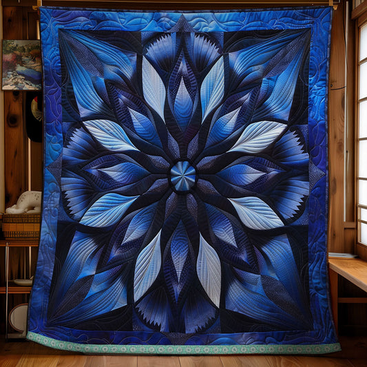 Rynx | Mystic Blue Petals Quilt