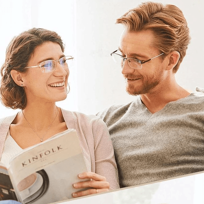 RYNX | Titanium Progressive Far And Near Range Dual-Use Reading Glasses