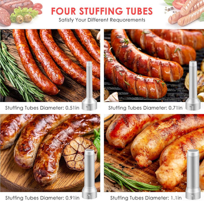 RYNX | 😍Sausage Stuffer With 4 Different Size Filling Tubes😍