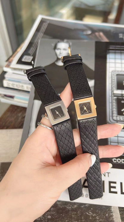 Rynx | Square Retro Design Women's Leather Watch