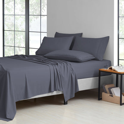 Rynx | Bamboo 2000 Thread Count 6-Piece Luxury Sheet Set - Organic, Cooling, 16 Inch Deep Pocket, Egyptian Luxury with Bonus Pillowcases - Shrink and Fade Resistant