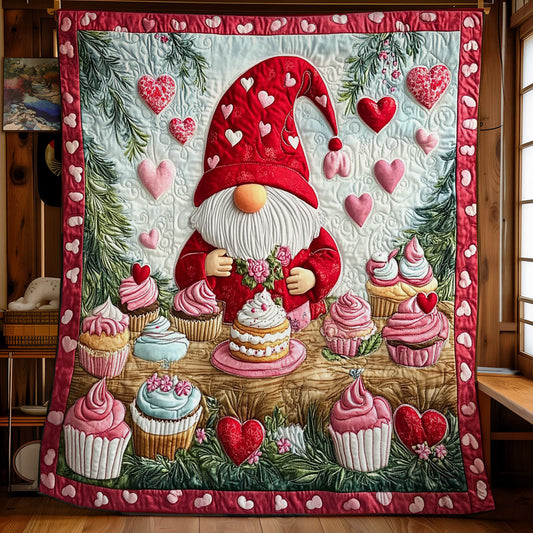 Rynx | Valentine's Day Cupcake Gnome Quilt