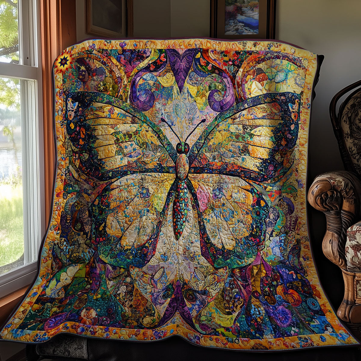 Rynx | Abstract Butterfly Quilt