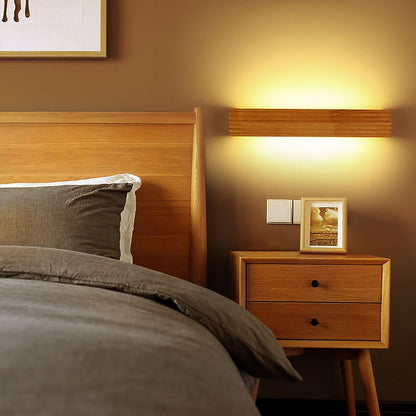 Rynx | Modern Japan Style LED Oak Wood Wall Lamp