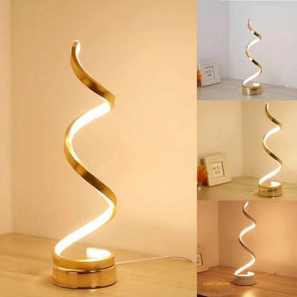 RYNX | Spiral Glow LED Desk Lamp – Energy Efficient, Sustainable & Eye-Friendly Design