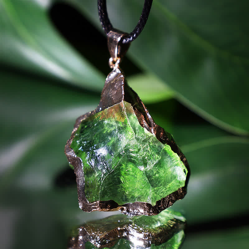 RYNX | Natural Moldavite Necklace - Lyra