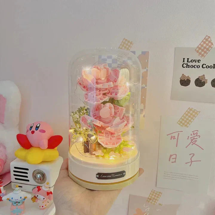 Rynx | PetalTunes – Lego Rose Music Box for Home Decoration and Thoughtful Gifts