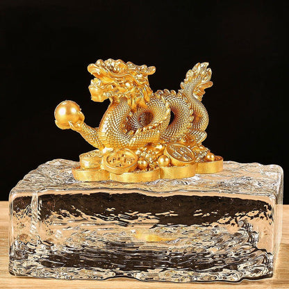 Rynx | Fortune Dragon Resin Decor for Home & Office