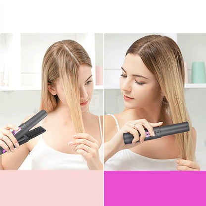 RYNX | USB rechargeable mini wireless ceramic hair straightener for home use