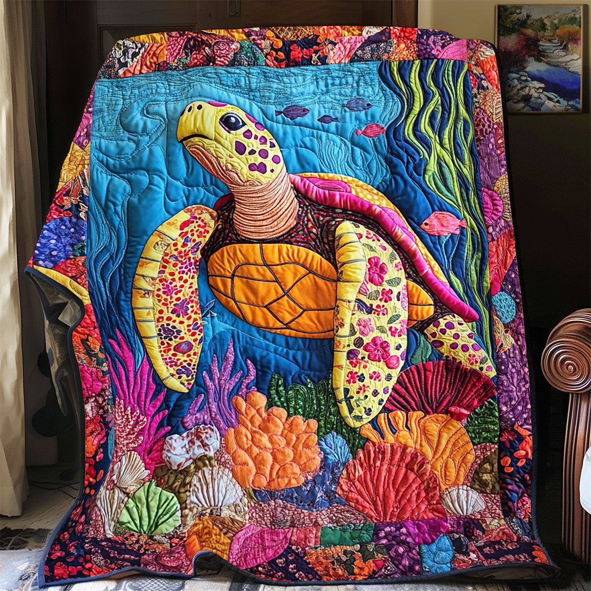Rynx | Ocean Odyssey Quilted Blanket