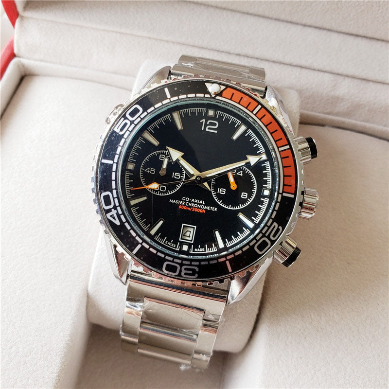 Rynx | Simple Two Eyes Five Hands Calendar Men's Quartz Watch