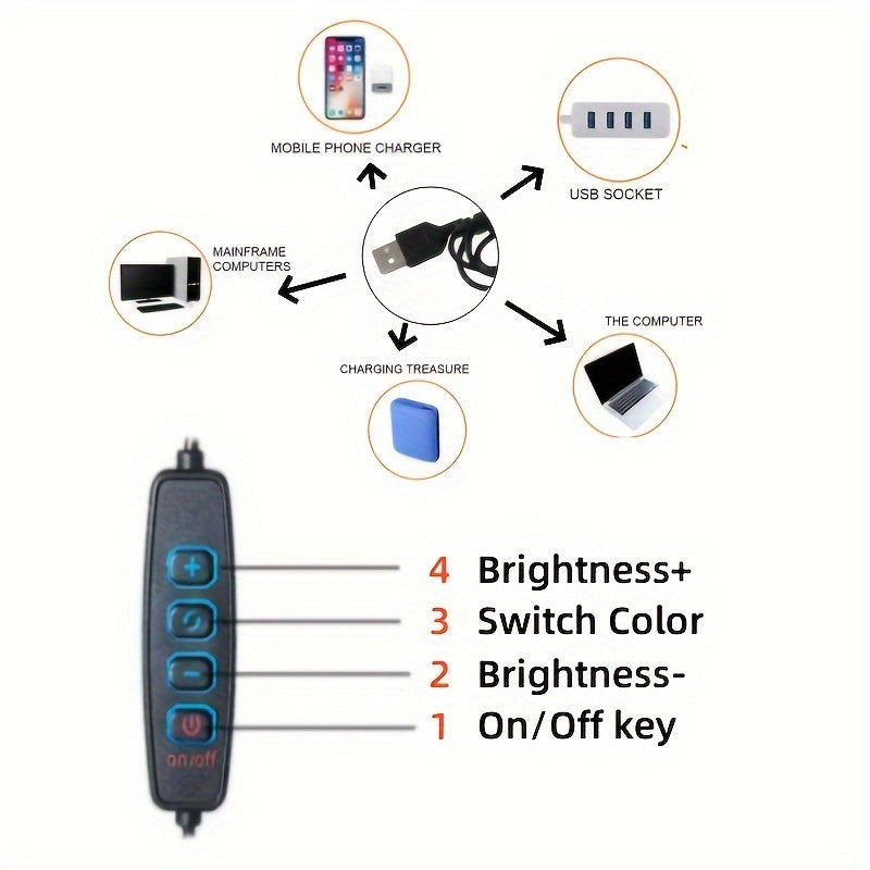 Rynx | ModernLight - USB Table Lamp Dimmable LED Design