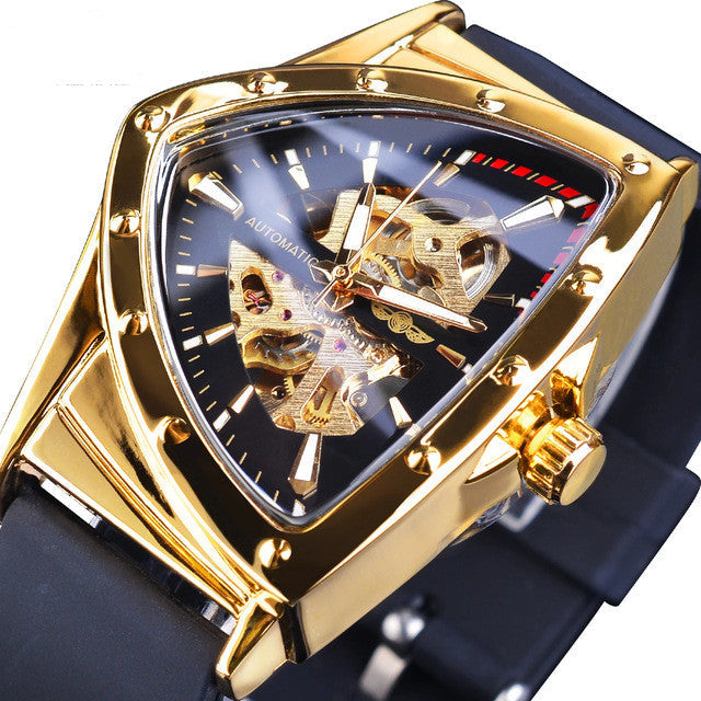 Rynx | Skeleton Men's Automatic Mechanical Watch Silicone Strap