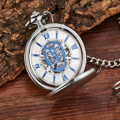 Rynx | Skull Pocket Watch Hult Flip Retro Mechanical