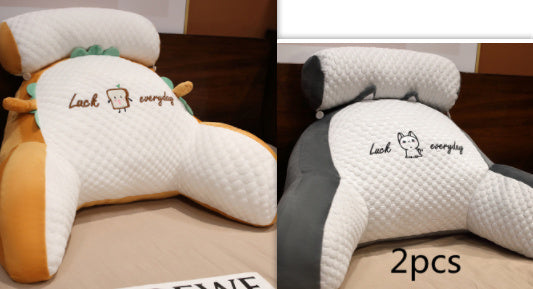 Rynx | Soft fluffy triangular reading pillow